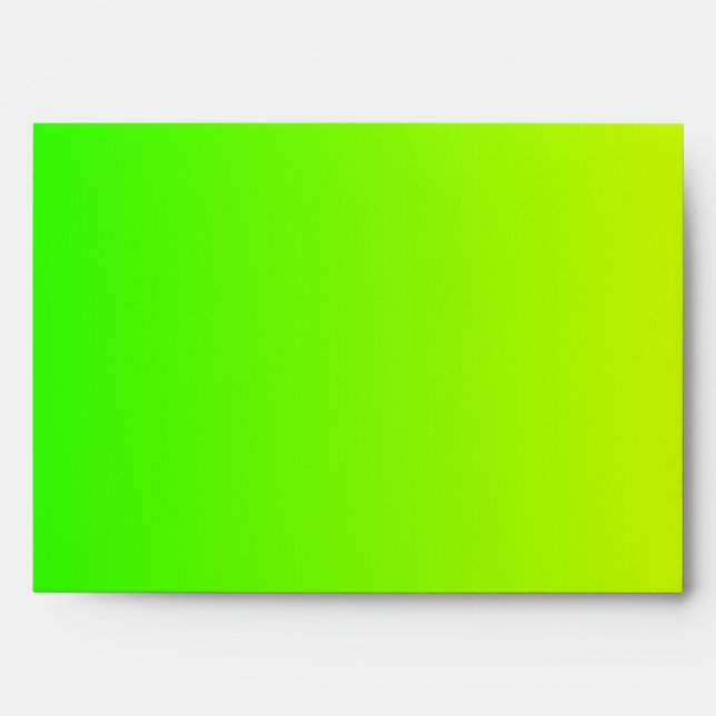 Enveloppes Dégradé jaune à vert (Devant)