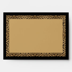 Enveloppes d'empreinte de léopard