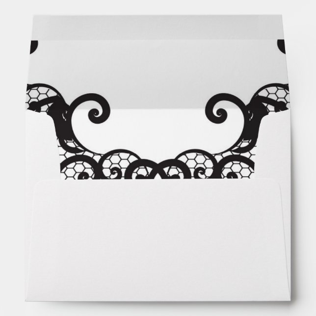 Enveloppes Dentelle arrière - plan 2 (Dos (Bas))