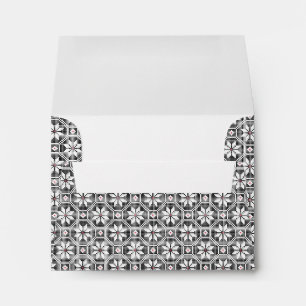 Enveloppes Dentelle blanche isolée sur PERSONNALISER arrière 