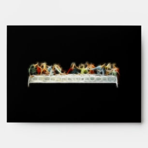 Enveloppes Dernier Supper da Vinci Jesus Fractal Painting