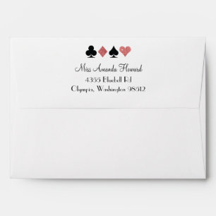 Enveloppes Destiny Vegas Mariage Rose Gold Parties scintillan