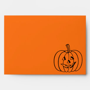 Enveloppes d'Halloween  conception du visage en ci