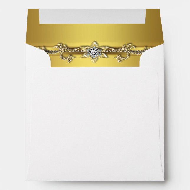 Enveloppes Diamond d'or (Dos (Bas))