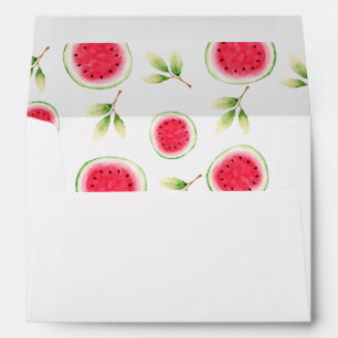 Enveloppes d'invitation de pastèque