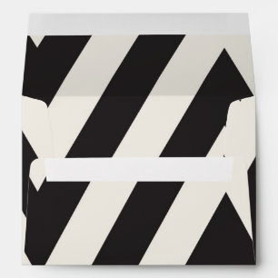 Enveloppes d'invitation en Lingerie blanche noire