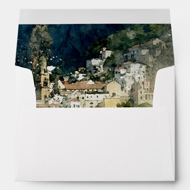 enveloppes d'invitation rayées par côte de (Dos (Bas))