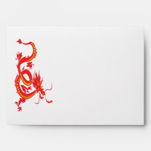 Enveloppes Dragon rouge