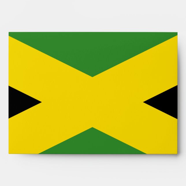 Enveloppes Drapeau de la Jamaïque (Devant)