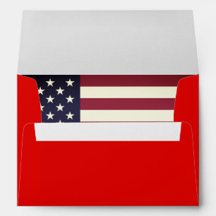 Enveloppes du concepteur de drapeaux américains A