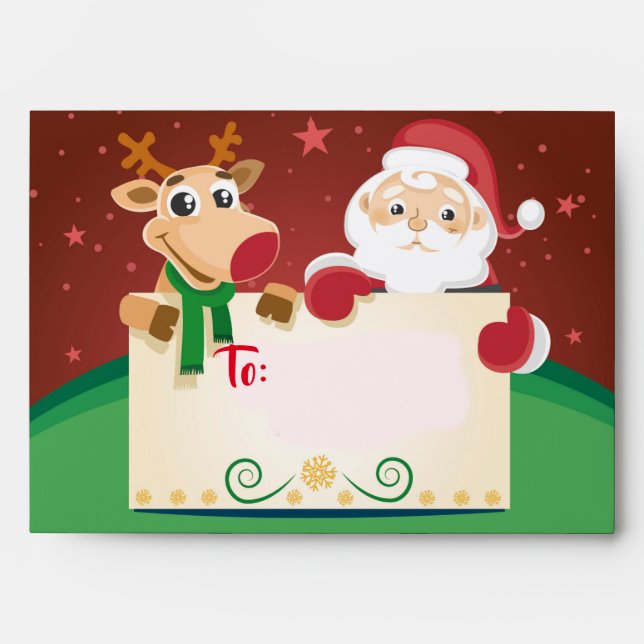 Enveloppes du père noël (Devant)