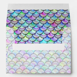 Enveloppes Échelles de sirène de bulle d'arc-en-ciel de Fal