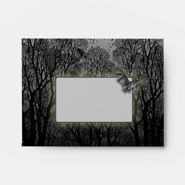 Enveloppes éffrayantes de Halloween A2 (Devant)