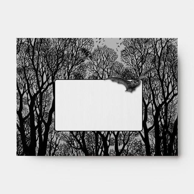 Enveloppes éffrayantes de Halloween A6 (Devant)