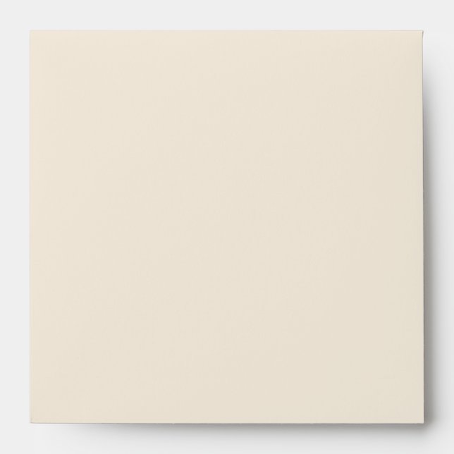 Enveloppes élégantes en lin beige (Devant)