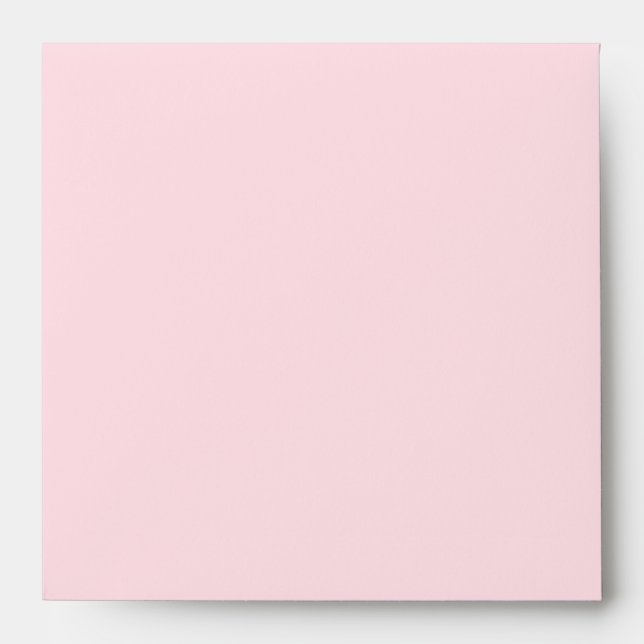 Enveloppes élégantes en lin rose et gris (Devant)