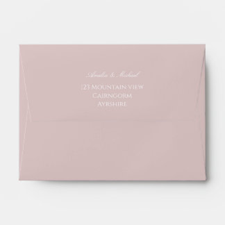 Enveloppes élégantes en rose