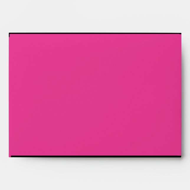 Enveloppes élégantes roses et noires (Devant)