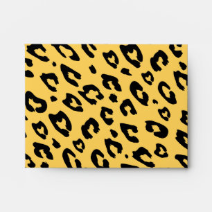 Enveloppes Empreintes de léopard motif animal exo