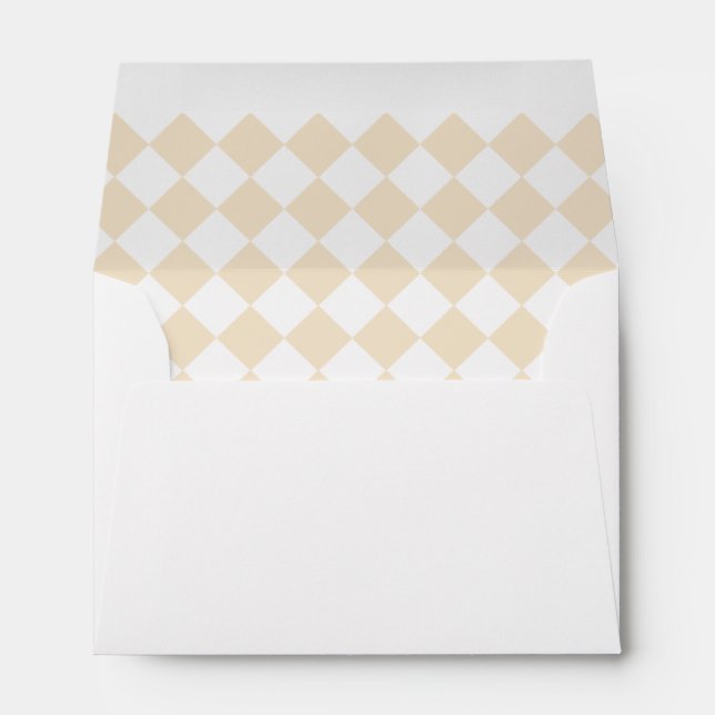 Enveloppes en diamant de couleur Kraft (Dos (Bas))
