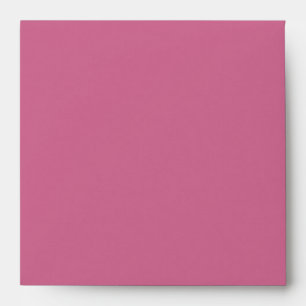 Enveloppes Envelopes en lin carré rose noir