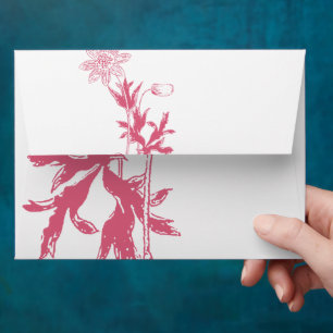 Enveloppes Envelopes Fleur de Chèvrefeuille Sauvage