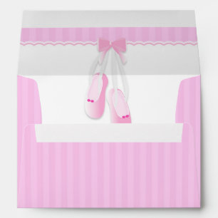 Enveloppes Envelopes pour fête de ballet en chaussons de ball