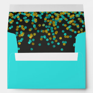 Enveloppes Envelopes tableau craie bleu jaune