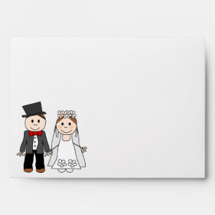 Enveloppes ENVELOPPEMENT,couple mariage mignon et drôle,mari