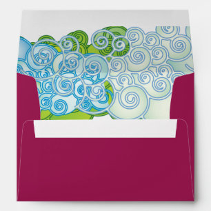 Enveloppes ETOILE DE BLUEBIRD DE L'Enveloppe Bat mitzvah DAVI