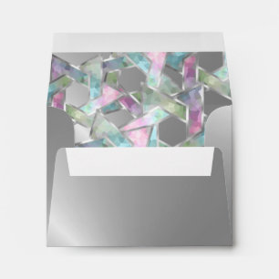 Enveloppes Étoile de David pastel pour Bar Mitzvah sur n'impo