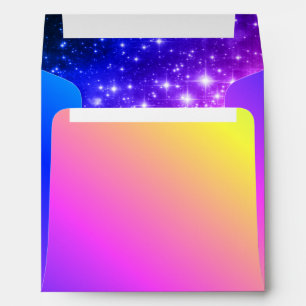 Enveloppes Étoiles arc-en-ciel