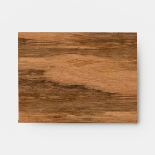 Enveloppes Eucalyptus naturel Grain de bois (Devant)