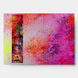 Enveloppes EXCALIBUR /MAGIC SWORD Fuchsia Imaginaire Floral R