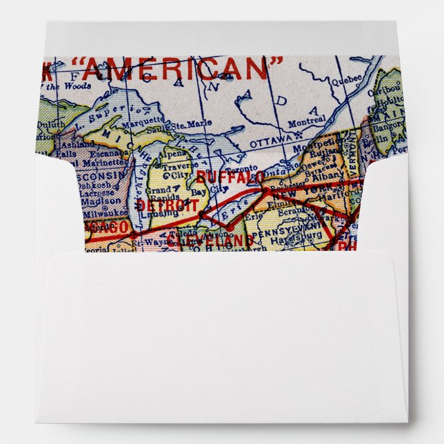 ENVELOPPES EXPÉDITION D'AMERICAN EXPRESS (Dos (Bas))