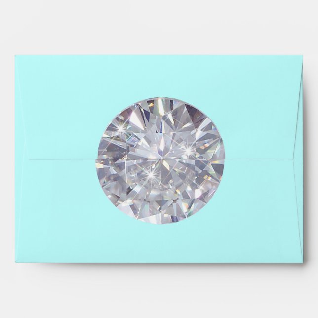 Enveloppes Faire-part de mariage, Faire-part et ca (Dos (Haut rabat))