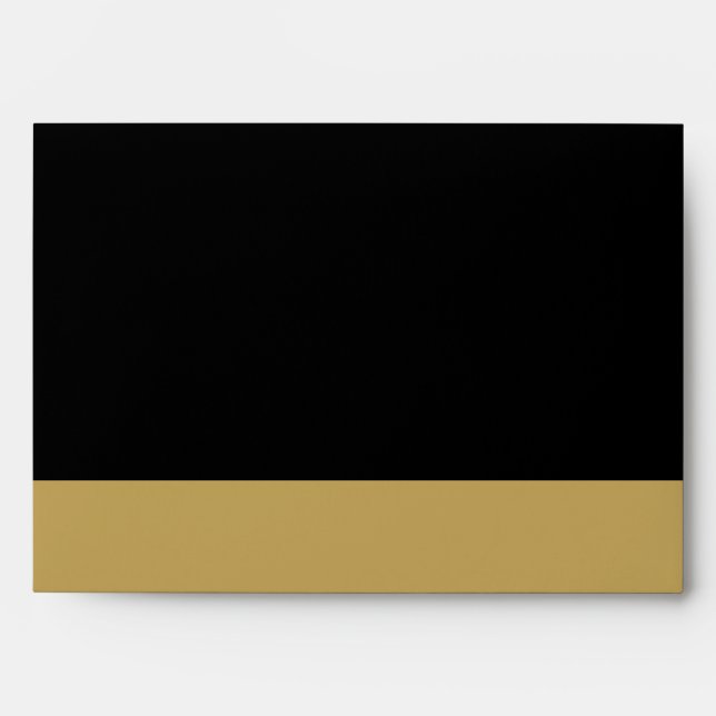 Enveloppes Faux Black & Gold (Devant)