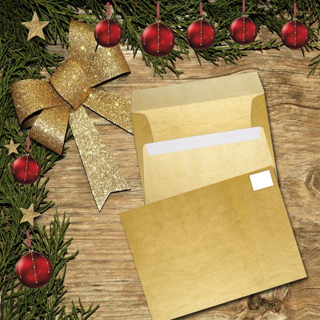 Enveloppes Faux, Huile d'or, Élégant, Moderne (Créateur téléchargé)