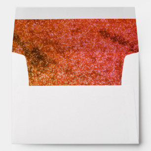 Enveloppes Faux White Purple Rainbow Parties scintillant Conf