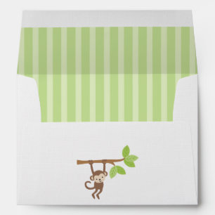 Enveloppes Fête de l'anniversaire du singe