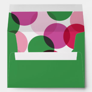 Enveloppes Fête du Nouvel An Couleurs Amusantes Confettis Poi