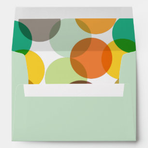 Enveloppes Fête du Nouvel An Couleurs Amusantes Confettis Poi