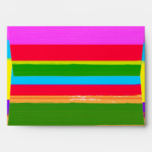 Enveloppes Fête rayures vives Cinco De Mayo Fête d'anniversai
