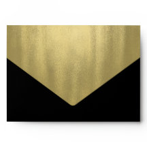 Feuille d'or noir élégant