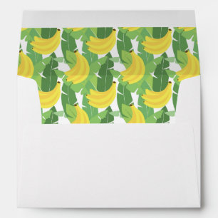 Enveloppes Feuilles De Banane Et Motif De Fruits