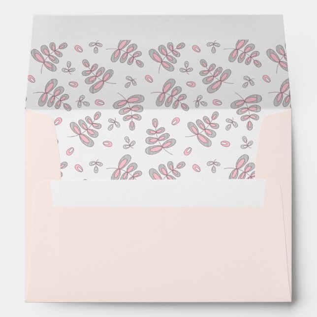 Enveloppes Feuilles de bois (Dos (Bas))