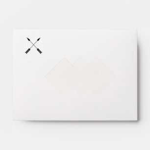 Enveloppes Flèche moderne et minimale Adresse personnalisée