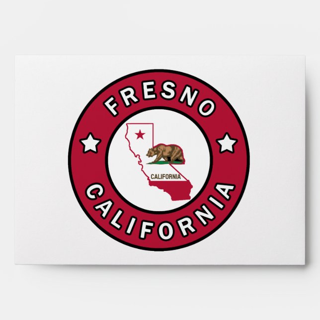 Enveloppes Fresno Californie (Devant)
