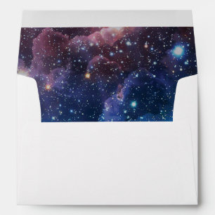 Enveloppes Galaxie cosmique de l'espace de nébuleuse colorée