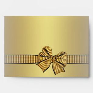 Enveloppes Gold & Black Gold Bow